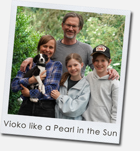 Vioko like a Pearl in the Sun